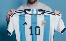 des maillots de Messi au Mondial mis aux enchères