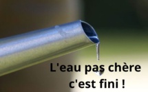 L’eau pas chère c’est fini !
