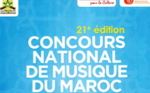La 21è édition du Concours national de musique du Maroc, du 29 juin au 6 juillet à Rabat