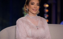Asalah Nasri rayonne en caftan marocain dans l"émission 'Alf Lila Wa Lila'"