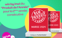 Pour la deuxième année consécutive, win by inwi est « Élu Produit de l’Année » 2024 !