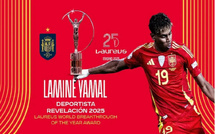 Lamine Yamal, prodige confirmé : révélation de l’année aux Laureus Awards