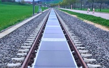​La suisse inaugure le premier système ferrovoltaïque au Monde