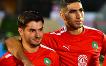 Brahim Diaz félicite chaleureusement Achraf Hakimi après le sacre historique du PSG en Ligue des champions