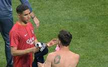 Hakimi et Messi s’échangent leurs maillots après la victoire du PSG contre l’Inter Miami