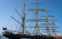 Le voilier-école Kruzenshtern en escale à Casablanca