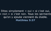 "Que votre oui soit oui, et votre non soit non" : une boussole perdue dans la brume