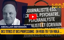 Des titres et des professions : En veux-tu ? En voilà…