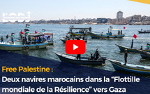 Free Palestine : Deux navires marocains dans la “Flottille mondiale de la Résilience” vers Gaza