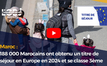 Maroc : 188 000 Marocains ont obtenu un titre de séjour en Europe en 2024 et se classe 3ème