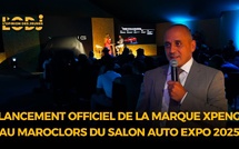 Lancement officiel de la marque Xpeng au Maroclors du salon Auto Expo 2025