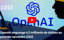 OpenAI engrange 4,3 milliards de dollars au premier semestre 2025