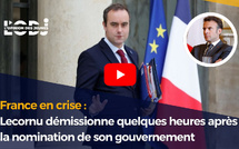 France en crise : Lecornu démissionne quelques heures après la nomination de son gouvernement
