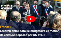 France : Lecornu entre bataille budgétaire et motion de censure déposée par RN et LFI