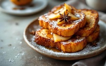 Brioches caramélisées et poires fondantes : le réveil en douceur