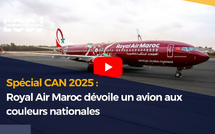 Spécial CAN 2025 : Royal Air Maroc dévoile un avion aux couleurs nationales