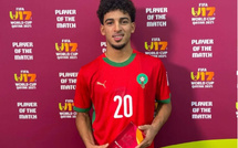 Ismaïl El Aoud élu meilleur joueur du match Maroc-Mali en U17
