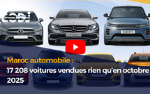 Maroc automobile : 17 208 voitures vendues rien qu’en octobre 2025