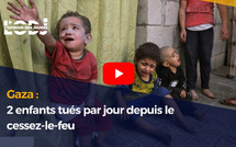 Gaza : 2 enfants tués par jour depuis le cessez-le-feu