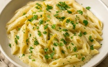 La Pasta cremosa au fromage blanc &amp; citron confit 