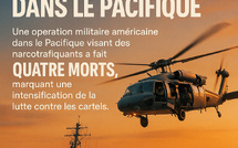 ​États-Unis : frappe contre des narcotrafiquants dans le Pacifique, quatre morts.