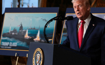 États-Unis : Trump annonce une nouvelle classe de navires de guerre à son nom