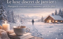 Le luxe discret de janvier : pourquoi le vrai bien-être commence après les fêtes