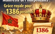 Manifeste de l’Indépendance : grâce royale pour 1386 personnes