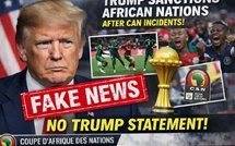 ​Non, Donald Trump n’a fait aucune déclaration sur les incidents de la CAN 