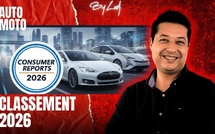 [vidéo] : ​Classement 2026 de Consumer Reports: Tesla en tête, Jeep à la peine, la cohérence produit prime sur le prestige