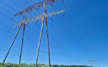 Sud-Centre : Topographie des lignes UHT en cours