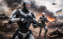 Woow, on y est déjà : des robots humanoïdes armés arrivent sur un champ de bataille réel en Ukraine