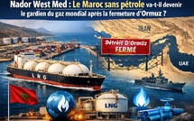 Nador West Med : Le Maroc sans pétrole va-t-il devenir le gardien du gaz mondial après la fermeture d'Ormuz ?