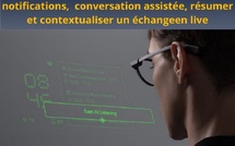 Lunettes connectées : après le smartphone et la montre, voici l’assistant qui vous souffle quoi répondre