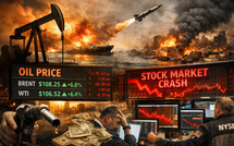 Guerre Iran–États-Unis : le pétrole grimpe encore, les marchés décrochent, la crise déborde du front militaire