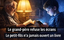 ​Chronique littéraire : Le blanc du grand-père et le bleu du petit-fils
