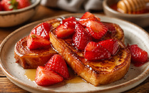 Ce pain perdu aux fraises va vous faire oublier la recette classique