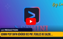 [vidéo] : Gemini peut enfin générer des PDF, feuilles de calcul et présentations : mode d’emploi
