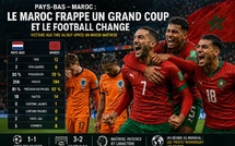 Le Maroc fait tomber les Pays-Bas et bouscule l'ordre mondial du football
