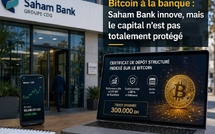 Saham Bank innove avec le lancement du premier produit de placement indexé sur le Bitcoin au Maroc