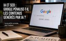 Le vrai risque n’est pas l’IA, mais la médiocrité : Google juge la qualité, pas l’auteur