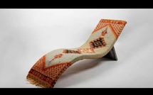 TALEL Paris réinvente le tapis marocain avec une chaise longue design présentée à la Fashion Week
