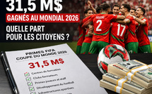31,5 millions de dollars gagnés au Mondial 2026 : quelle part pour les citoyens ?