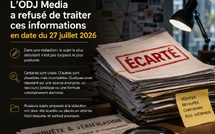 Pourquoi la rédaction de L’ODJ Media a refusé de traiter ces informations de ce 27 juillet 2026