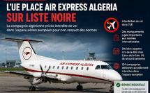 Sécurité aérienne : l’Union européenne interdit Air Express Algeria dans son espace aérien