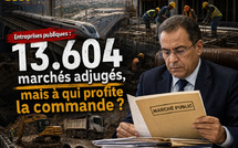Entreprises publiques : 13.604 marchés adjugés, mais à qui profite la commande ?