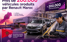 Près de 200.000 véhicules produits par Renault Maroc