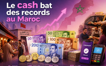 Le cash bat des records au Maroc
