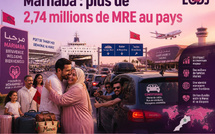 Marhaba : plus de 2,74 millions de MRE au pays