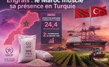 Engrais : le Maroc muscle sa présence en Turquie